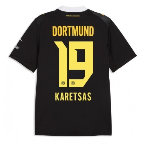 Borussia Dortmund Konstantinos Karetsas #19 Vieraspaita 2026-27 Lyhythihainen